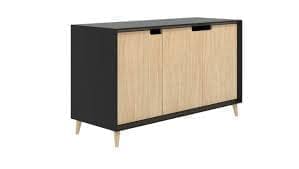 Ash Cabinet – 3-door (storage credenza)